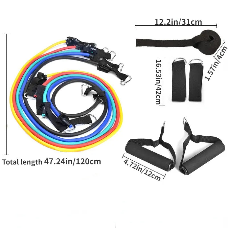 11pcs Resistance band