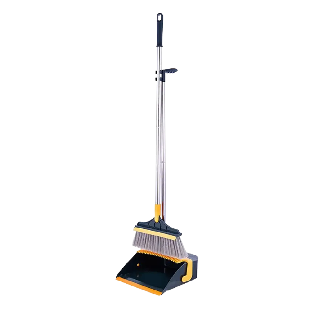 Attachable Broom with dustpan cleaning product